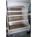 Freezline cooling display fridge with roller shutt
