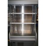 Freezline cooling display fridge with roller shutt