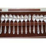 12 Scottish Silver Plated Spoons