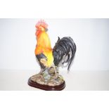 Resin figure of a cockerel Height 34 cm