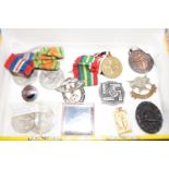 Collection of military medals, some German