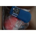 Box of new taekwondo mitts & boxing gloves 6 pair