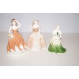 3 Coalport figures, Andrea, Jenny & Lorna