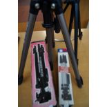 4 Tripods Vanguard, Stitz, Velbon & Guardsman