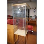 Glass display unit