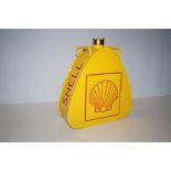 Yellow shell petrol can