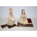 2x Resin Italian figures