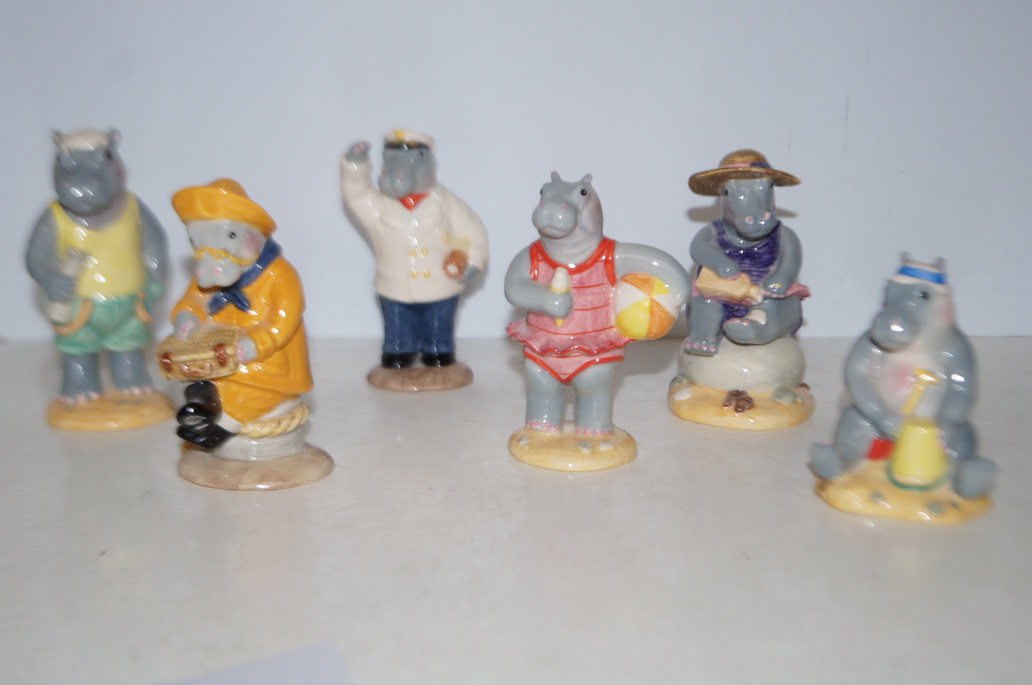 Beswick Hippos on holiday (Some boxed with coa's)