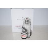 Royal Doulton dulux dog boxed with coa