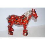 Anita Harris large shire horse signed Height 27 cm