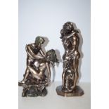 2 Resin erotic figures Tallest 36 cm