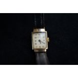 Vintage ladies Roma wristwatch with 9ct Gold case