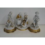 3 Good quality Capodimonte figurines