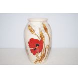 Moorcroft harvest poppy vase Height 14 cm