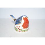 Royal Crown derby Christmas robin