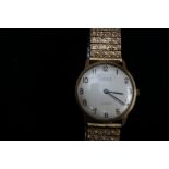 9ct Gold Cased Vintage Limits Switzerland Gents Wr