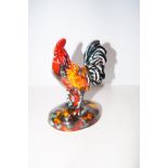 Anita Harris Cockerel Signed in Gold. Height 17cm