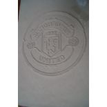 Stoneware Manchester united FC plaque