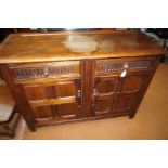 Oak priory sideboard