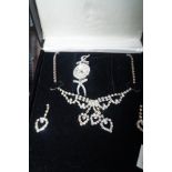 Costume jewellery necklace set