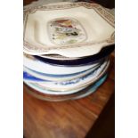 Collection of series ware bowls, cabinet plates &