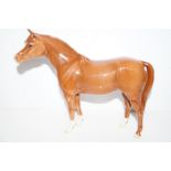 Beswick chestnut horse Height 20 cm