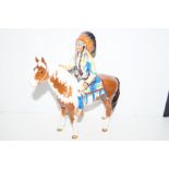 Beswick Indian on skewbald horse Height 23 cm