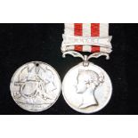 India mutiny medal with Delhi clasp(unmarked) 1855