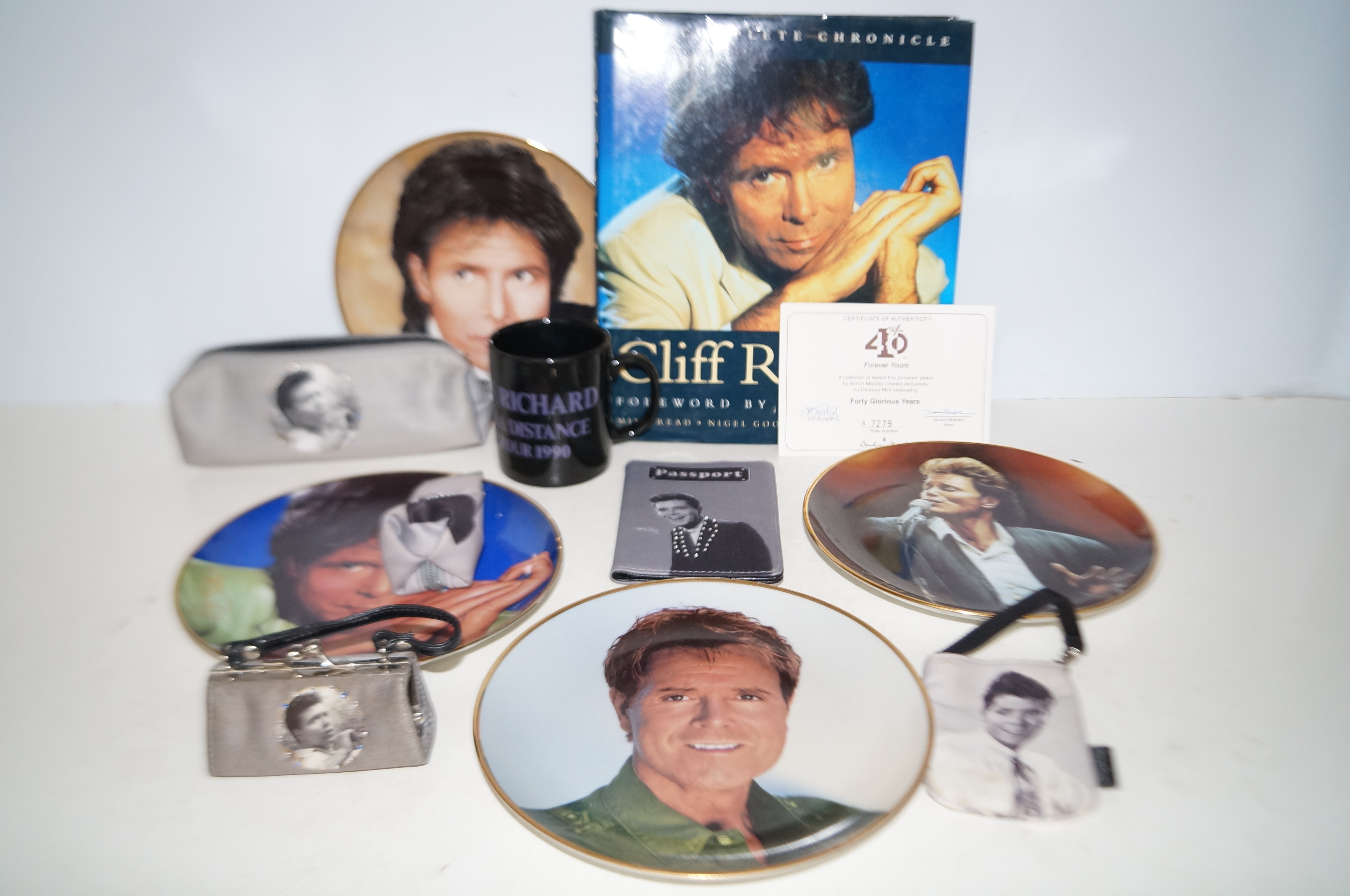 Collection of cliff Richard memorabilia