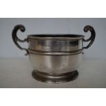 Twin handled silver trophy Weight 183g
