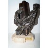 Bronze & bronzed resin sculpture by Inver Art S.A