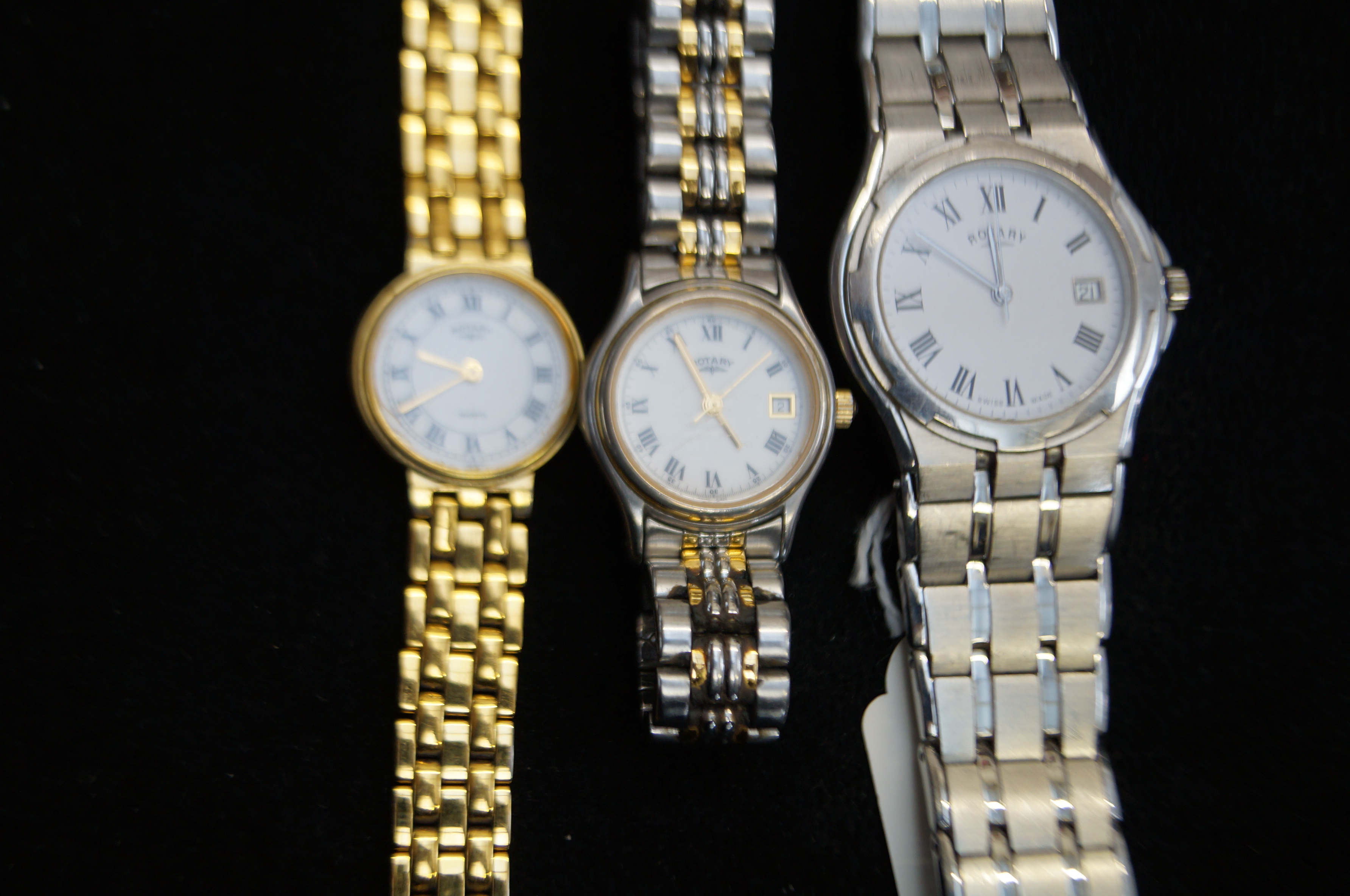 Gents Rotary wristwatch together with 2 ladies rot