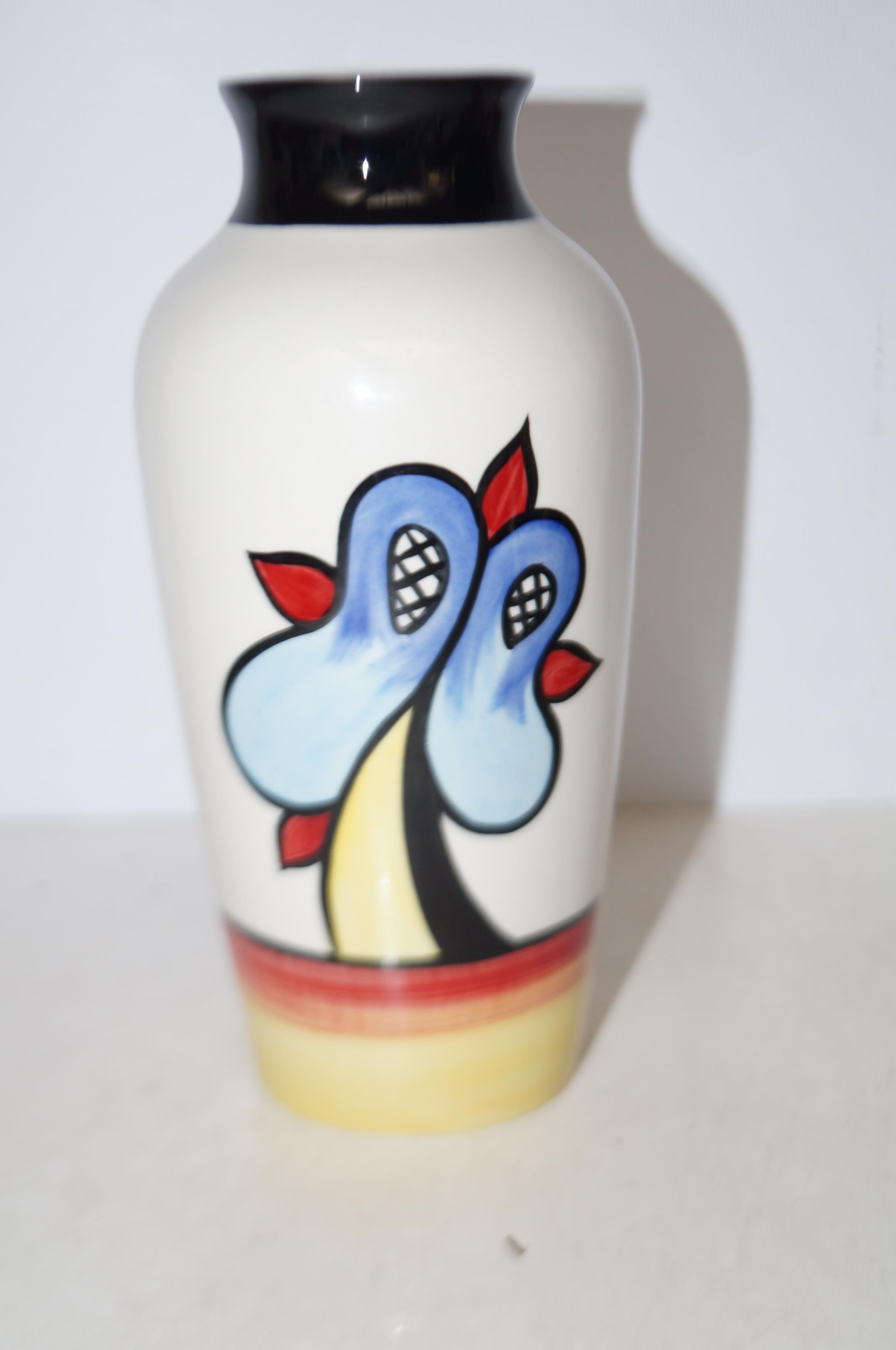 Lorna Bailey lakeside vase Height 20 cm