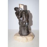 Bronze & bronzed resin sculpture by Inver Art S.A