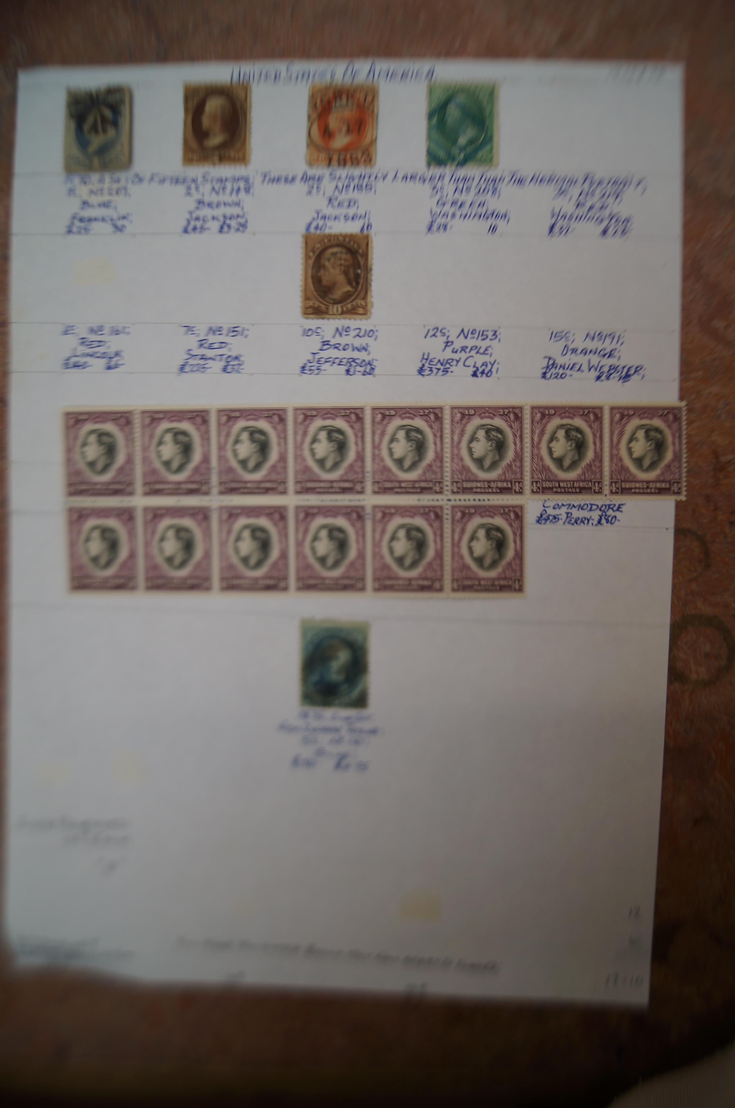 A box containing a large hoarde of stamps. Include - Image 4 of 16