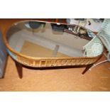 Capri mirrored coffee table by Laura Ashley