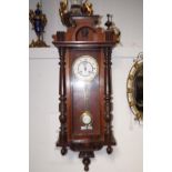 Early Vienna wall clock