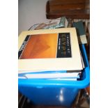 Large box of antique collectable books & others