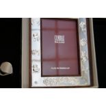 Silver child photograph frame boxed (New condition