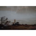 Original watercolour 'Early Morn' Horwich parish c