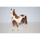 Beswick pinto brown & white skewbald horse Height