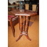 Octagonal side table