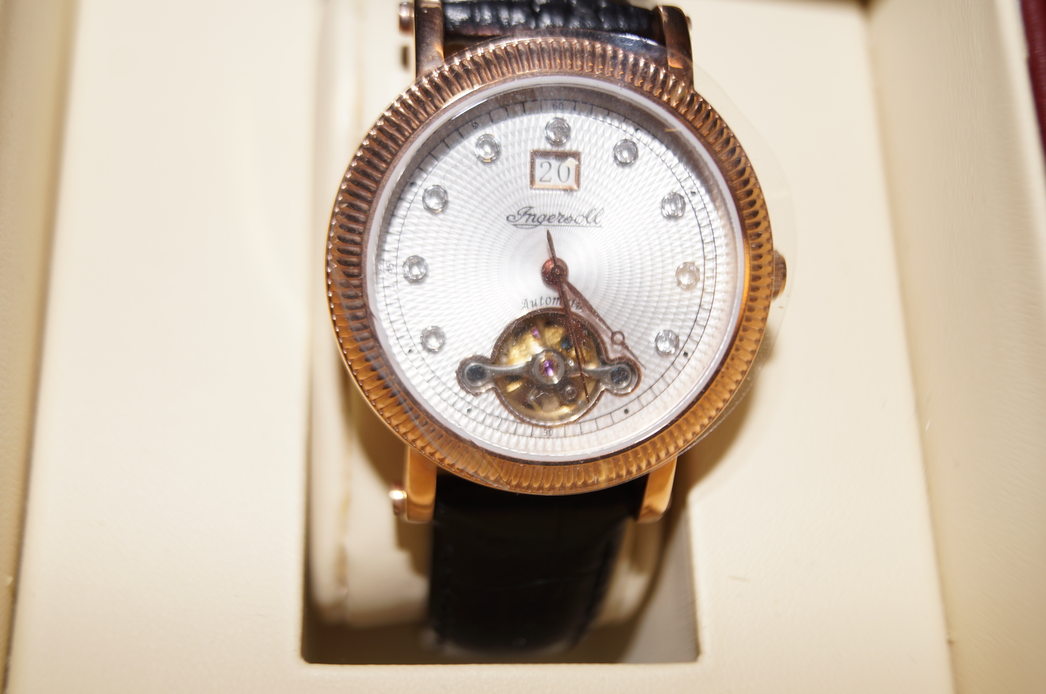 Gents Ingersol mechanical wristwatch (Working) wit