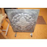 Art nouveau fire screen