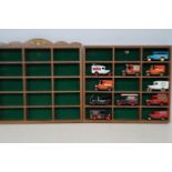 Lledo collectable trucks with 2 display cases
