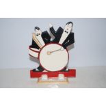 Wedgwood Clarice Cliff jazz band Height 20 cm