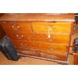 2 over 3 early 20th century set of draws