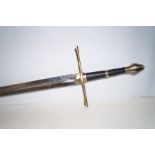 Large & heavy sword Length 124 cm