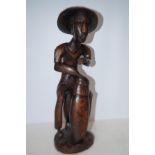 Japanese wooden carving Height 49 cm