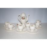 Wedgwood T432 moss rose pattern tea set